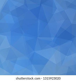 Background of geometric shapes. Blue mosaic pattern. Vector EPS 10. Vector illustration
