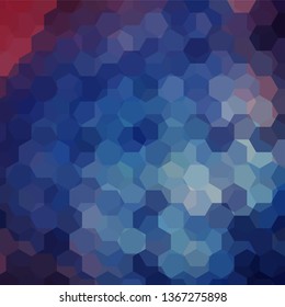 Background of geometric shapes. Blue mosaic pattern. Vector EPS 10. Vector illustration