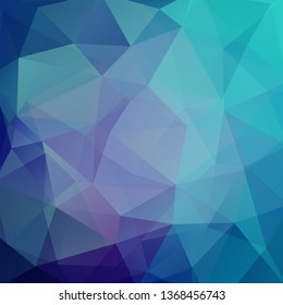 Background of geometric shapes. Blue mosaic pattern. Vector EPS 10. Vector illustration