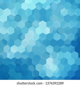 Background of geometric shapes. Blue mosaic pattern. Vector EPS 10. Vector illustration