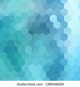 Background of geometric shapes. Blue mosaic pattern. Vector EPS 10. Vector illustration