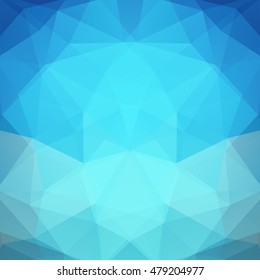 Background of geometric shapes. Blue mosaic pattern. Vector EPS 10. Vector illustration