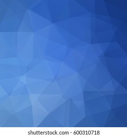 Background of geometric shapes. Blue  mosaic pattern. Vector EPS 10. Vector illustration
