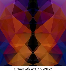 Background of geometric shapes. Brown mosaic pattern. Vector EPS 10. Vector illustration