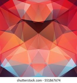 Background of geometric shapes. Brown mosaic pattern. Vector EPS 10. Vector illustration