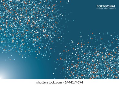Background of geometric shapes. Colorful mosaic pattern. Triangle