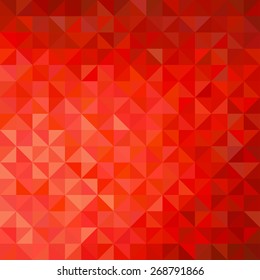 Background of geometric shapes. Colorful mosaic pattern. Retro triangle background