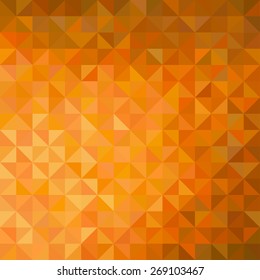 Background of geometric shapes. Colorful mosaic pattern. Retro triangle background