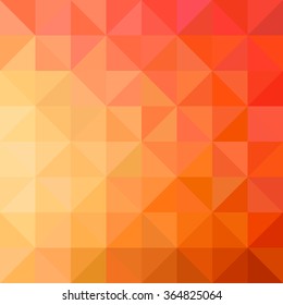 Background of geometric shapes. Colorful mosaic pattern. Retro triangle background