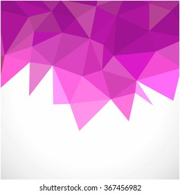 Background of geometric shapes. Colorful mosaic pattern. Triangle background