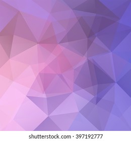 Background of geometric shapes. Colorful mosaic pattern. Vector EPS 10. Vector illustration. Pink, violet colors. 