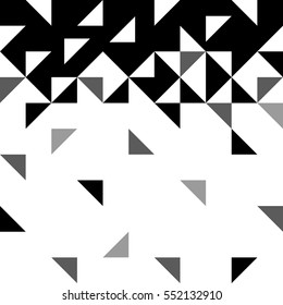 Background of geometric shapes. Colorful mosaic pattern. Triangle