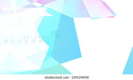 Background of geometric shapes. Colorful triangle pattern. Vector EPS 10. Blue, pink, purple colors . Vector illustration.