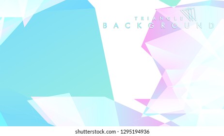 Background of geometric shapes. Colorful triangle pattern. Vector EPS 10. Blue, pink, purple colors . Vector illustration.