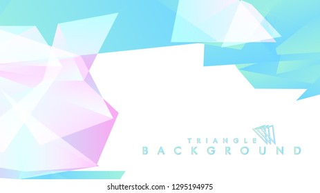 Background of geometric shapes. Colorful triangle pattern. Vector EPS 10. Blue, pink, purple colors . Vector illustration.