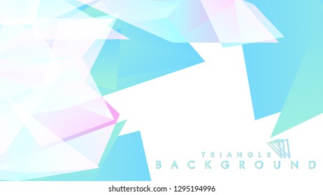 Background of geometric shapes. Colorful triangle pattern. Vector EPS 10. Blue, pink, purple colors . Vector illustration.
