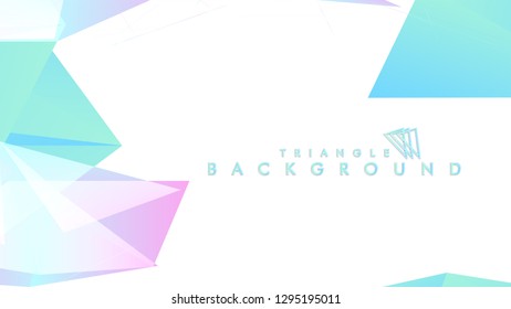 Background of geometric shapes. Colorful triangle pattern. Vector EPS 10. Blue, pink, purple colors . Vector illustration.