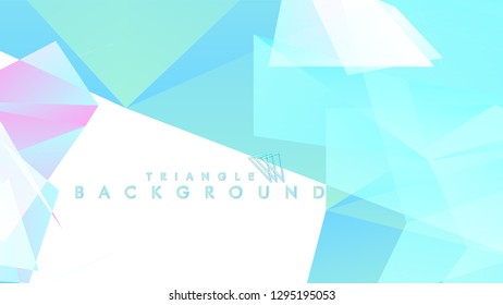 Background of geometric shapes. Colorful triangle pattern. Vector EPS 10. Blue, pink, purple colors . Vector illustration.
