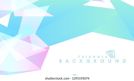 Background of geometric shapes. Colorful triangle pattern. Vector EPS 10. Blue, pink, purple colors . Vector illustration.