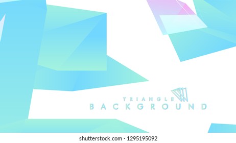 Background of geometric shapes. Colorful triangle pattern. Vector EPS 10. Blue, pink, purple colors . Vector illustration.