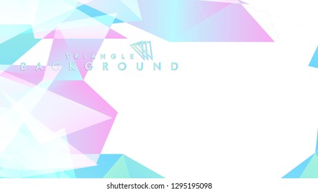 Background of geometric shapes. Colorful triangle pattern. Vector EPS 10. Blue, pink, purple colors . Vector illustration.