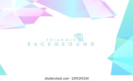 Background of geometric shapes. Colorful triangle pattern. Vector EPS 10. Blue, pink, purple colors . Vector illustration.