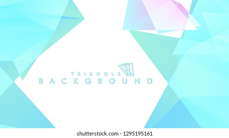 Background of geometric shapes. Colorful triangle pattern. Vector EPS 10. Blue, pink, purple colors . Vector illustration.