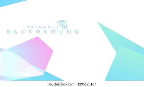 Background of geometric shapes. Colorful triangle pattern. Vector EPS 10. Blue, pink, purple colors . Vector illustration.