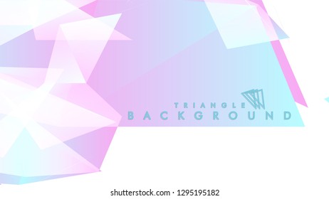 Background of geometric shapes. Colorful triangle pattern. Vector EPS 10. Blue, pink, purple colors . Vector illustration.