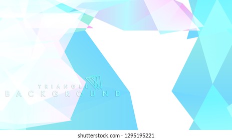 Background of geometric shapes. Colorful triangle pattern. Vector EPS 10. Blue, pink, purple colors . Vector illustration.
