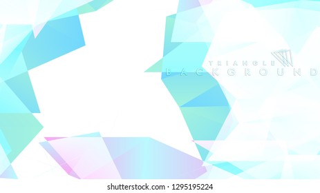 Background of geometric shapes. Colorful triangle pattern. Vector EPS 10. Blue, pink, purple colors . Vector illustration.
