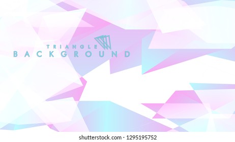 Background of geometric shapes. Colorful triangle pattern. Vector EPS 10. Blue, pink, purple colors . Vector illustration.