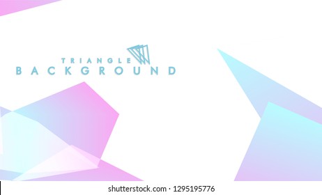 Background of geometric shapes. Colorful triangle pattern. Vector EPS 10. Blue, pink, purple colors . Vector illustration.