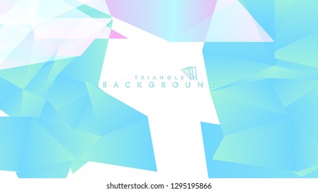 Background of geometric shapes. Colorful triangle pattern. Vector EPS 10. Blue, pink, purple colors . Vector illustration.