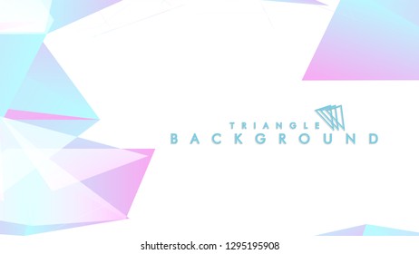 Background of geometric shapes. Colorful triangle pattern. Vector EPS 10. Blue, pink, purple colors . Vector illustration.