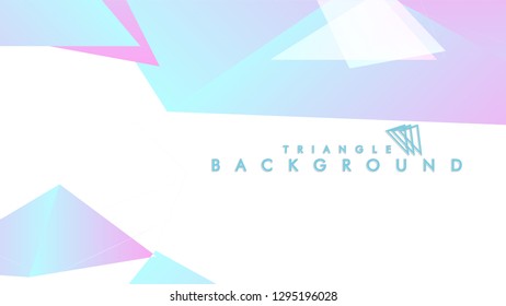 Background of geometric shapes. Colorful triangle pattern. Vector EPS 10. Blue, pink, purple colors . Vector illustration.