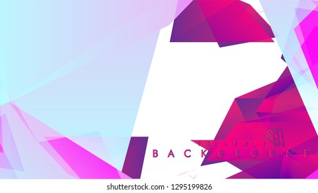 Background of geometric shapes. Colorful triangle pattern. Vector EPS 10. Vector illustration. purple, pink, blue