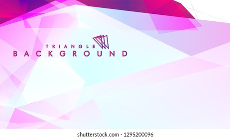 Background of geometric shapes. Colorful triangle pattern. Vector EPS 10. Vector illustration. purple, pink, blue