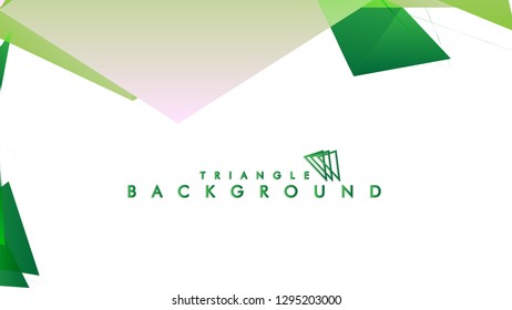 Background of geometric shapes. Colorful triangle pattern. Vector EPS 10. Vector illustration. green , yellow, gray , white