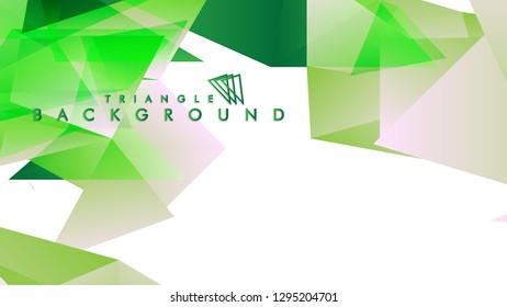 Background of geometric shapes. Colorful triangle pattern. Vector EPS 10. Vector illustration. green , yellow, gray , white