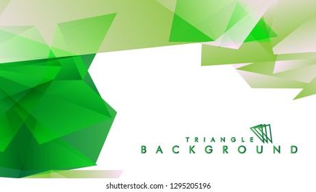 Background of geometric shapes. Colorful triangle pattern. Vector EPS 10. Vector illustration. green , yellow, gray , white
