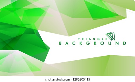 Background of geometric shapes. Colorful triangle pattern. Vector EPS 10. Vector illustration. green , yellow, gray , white