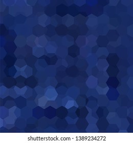 Background of geometric shapes. Dark blue mosaic pattern. Vector EPS 10. Vector illustration
