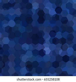 Background of geometric shapes. Dark blue mosaic pattern. Vector EPS 10. Vector illustration