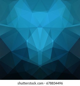 Background of geometric shapes. Dark blue mosaic pattern. Vector EPS 10. Vector illustration