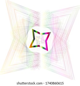 background geometric shapes of different gradient colors