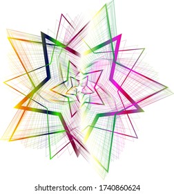 background geometric shapes of different gradient colors