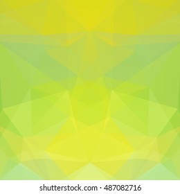 Background of geometric shapes. Green  mosaic pattern. Vector EPS 10. Vector illustration