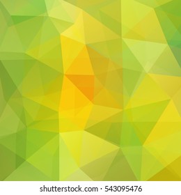 Background of geometric shapes. Green mosaic pattern. Vector EPS 10. Vector illustration