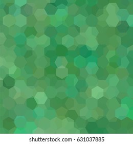 Background of geometric shapes. Green mosaic pattern. Vector EPS 10. Vector illustration